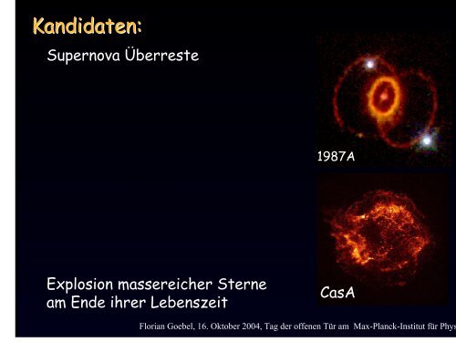 MAGIC - Die Jagd nach Gammastrahlen aus den Tiefen des ...