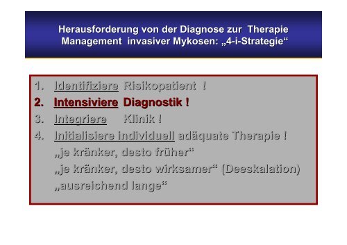 Harmlose Hefe ? Diagnostik und Therapie der Candida-Infektionen