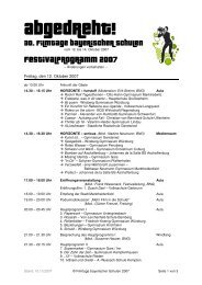 Filmtage-Programm - Balthasar Neumann Gymnasium