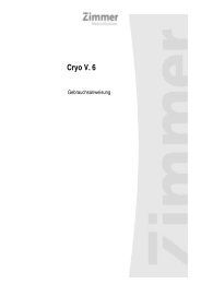 Cryo V. 6 - Zimmer MedizinSysteme