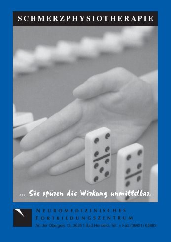 Schmerzphysiotherapeuten.pdf - Neuromedizin Verlag