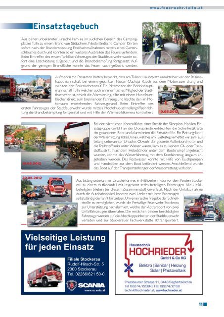 pdf, ~1,9 MB - Stadtfeuerwehr Tulln - Tulln an der Donau