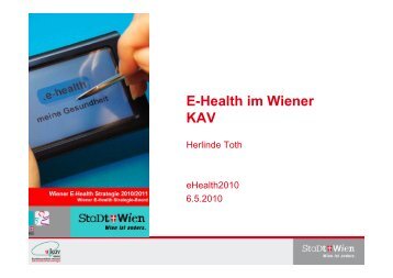 E-Health im Wiener KAV