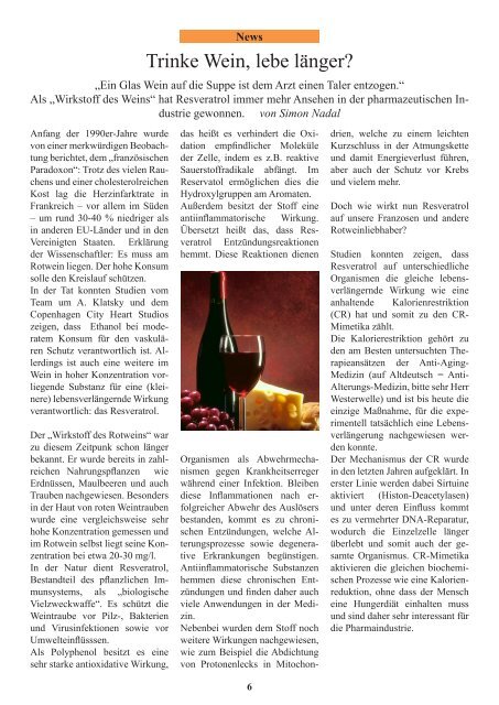 7. Ausgabe 01/11 - Fachschaft Chemie - TUM