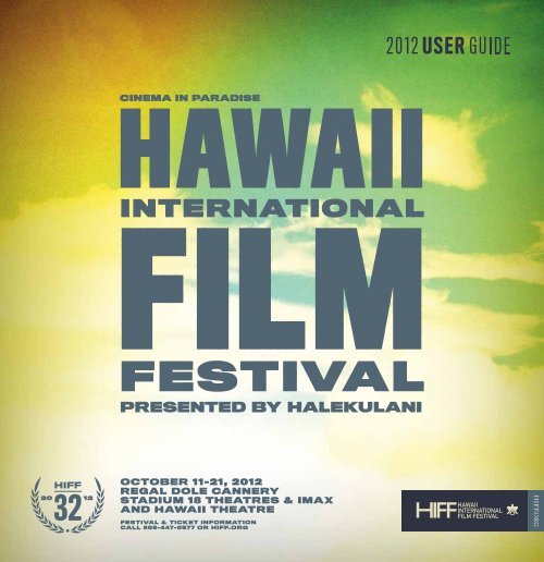 Download the program book PDF Hawaii International Film Festival