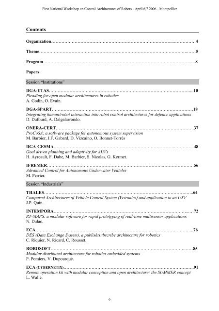 Pleading for open modular architectures - Lirmm