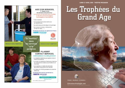 Catalogue des Trophées du Grand Age - Gérontechnologie . net