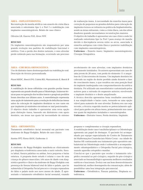 7520-Revista V.7-n.3.indd - CLINICA DE ESTOMATOLOGIA ...