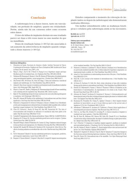 7520-Revista V.7-n.3.indd - CLINICA DE ESTOMATOLOGIA ...