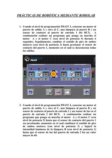 PRÁCTICAS DE ROBÓTICA MEDIANTE ROBOLAB - IES Antonio de ...