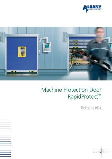 Machine Protection Door RapidProtect™ - Albany Door Systems