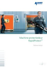 Machine-protectiedeur (16.4 MB) - Albany Door Systems