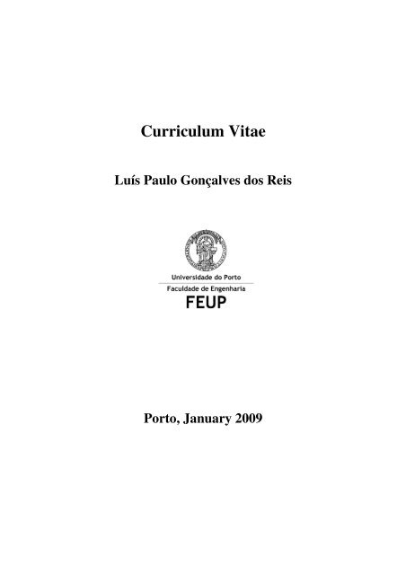 Curriculum V Curriculum Vitae - Faculdade de Engenharia da ...