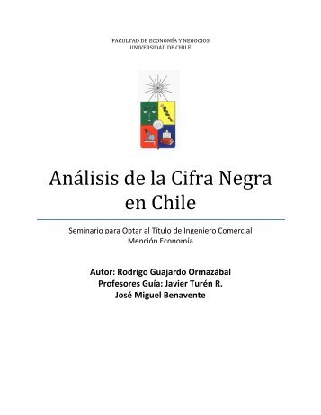 Análisis de la Cifra Negra en Chile - Tesis Electrónicas Universidad ...