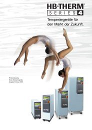 HB-Therm Series 4, Produktekatalog Einzel - Temperiergeräte