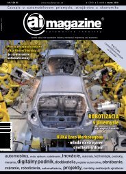 ROBOTIZÃCIA v priemysle - Ai magazine