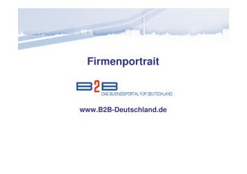 Firmenportrait b2b deutschland Juni