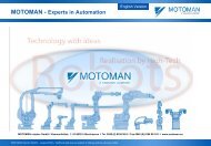 2.600 Installed robot systems - Motoman