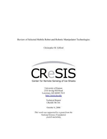 Review of Selected Mobile Robot and Robotic Manipulator ...