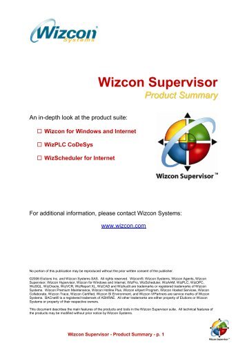 Wizcon Supervisor - Conlab