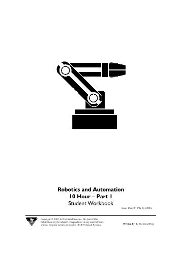 Robotics and Automation 10 Hour – Part 1 Student Workbook