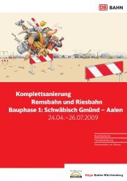 Komplettsanierung Remsbahn und Riesbahn ... - OstalbMobil