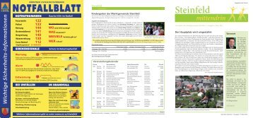 Ausgabe März 2012 mit Sicherheitsblatt - Steinfeld
