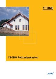 YTONG Rollladenkasten