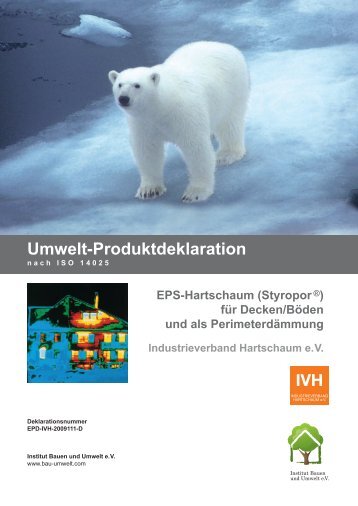 EPS-Hartschaum (Styropor ®) für Decken/Böden und als - Sunpor