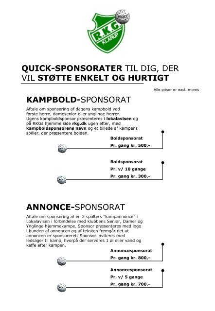 reklamepladser - rkg-fodbold