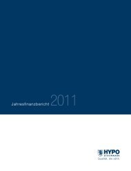 Jahresfinanzbericht für das Geschäftsjahr 2011 - HYPO Steiermark