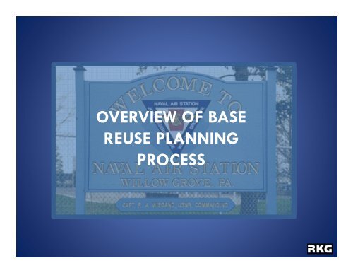 NAS-JRB Willow Grove Base Reuse Master Plan and ...