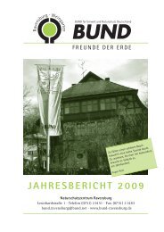 JAHRESBERICHT 2009 - BUND Ravensburg-Weingarten