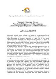 Jahresbericht 2006 - Regenbogen Duisburg