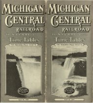 michigan central - Canada Southern Railway