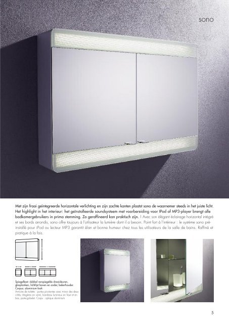 mirror cabinets 09/10 - badkamer documentatie online