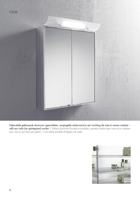 mirror cabinets 09/10 - badkamer documentatie online