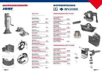 ANHÄNGERZUBEHÖR MotoRENtEcHNik