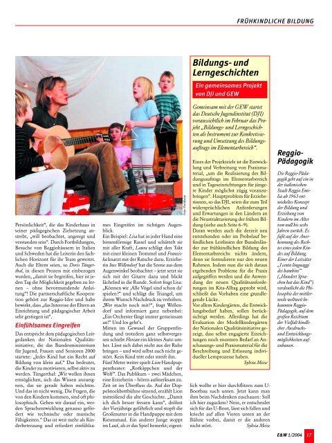 Erziehung und Wissenschaft 01/2004 - GEW