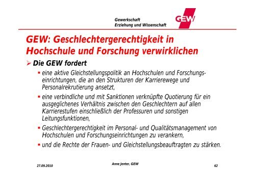 personalpolitik im hochschulbereich diskriminierungsfrei ... - GEW