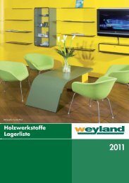 Holzwerkstoffe 08201.. - Weyland GmbH