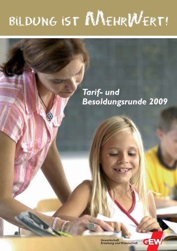 Tarif- und Besoldungsrunde 2009 - GEW