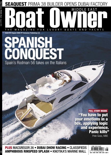 Boat Owner Magazine, Middle East Luxury Yachts - Macgregor 26