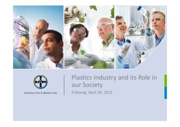 Plastics Industry and its Role in our Society