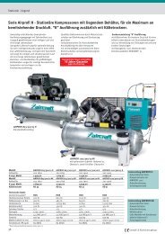 Serie Airprofi H - Stationäre Kompressoren mit liegendem Behälter ...