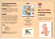 Der ROTE FADEN Kinderbetreuung in Rinteln - Stadt Rinteln