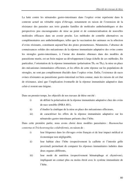 Régulation des populations de Nématodes gastro-intestinaux ...