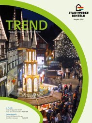 Das Kundenmagazin der Stadtwerke Rinteln