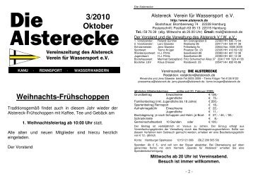 Die Alsterecke 03/2010 - Alstereck VfW eV