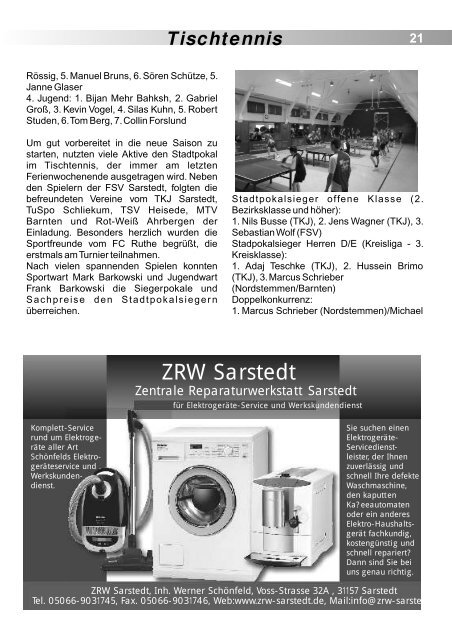 Ausgabe Nov 2012 - FSV Sarstedt eV